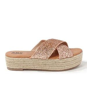 Glitter Espadrille Sandals